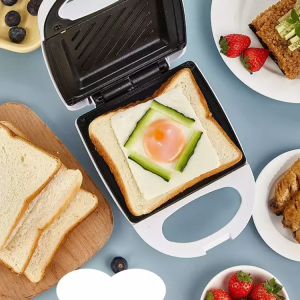 Máy Nướng Bánh Mì Sandwich, Rán Trứng, Làm Đồ Ăn Sáng Nhanh Chóng Tiện Lợi