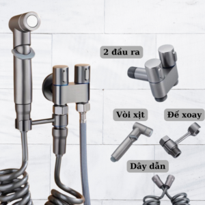Bộ Vòi Xịt Vệ Sinh Tăng Áp