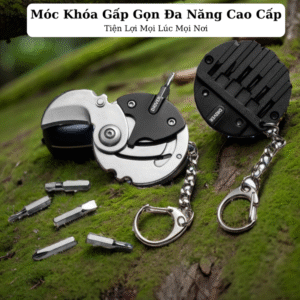 Móc Khóa Gấp Gọn Đa Năng Cao Cấp