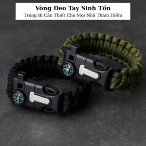 Vòng Tay Sinh Tồn Tích Hợp 5 Công Cụ – Cứu Hộ Nhanh, An Toàn Cao
