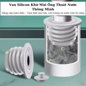Van Silicon Khử Mùi Ống Thoát Nước Thông Minh