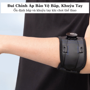 Đai Chỉnh Áp Bảo Vệ Bắp & Khuỷu Tay – Cố Định Cơ Khớp, Giảm Đau Khi Tập Luyện